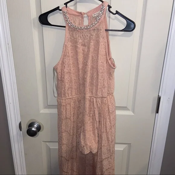 brunch mini dress Sassy Shortcake Blush for Brunch Dress
